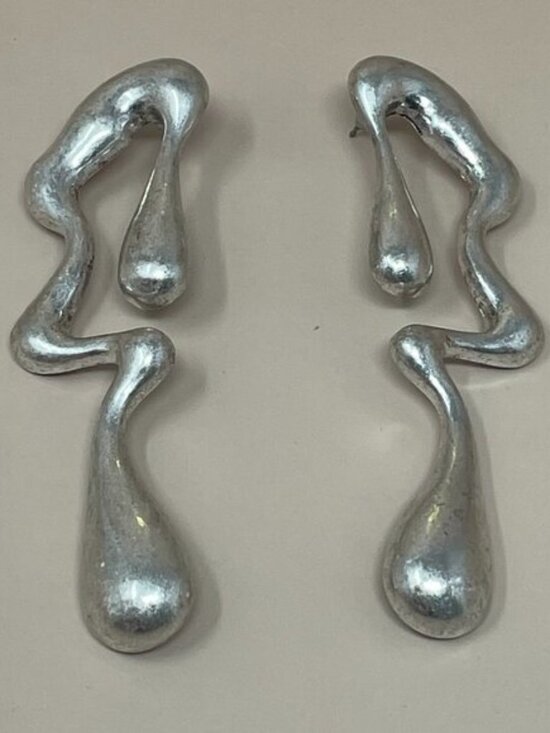 8 Other Reasons Jewelry - 8 Other Reasons | Nat & Liv Burnished Silver Drop Earrings